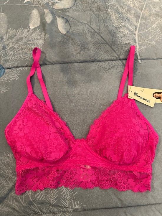 No Boundaries Other - NWTS No Boundaries Hot Pink Lace Bralette Sz S